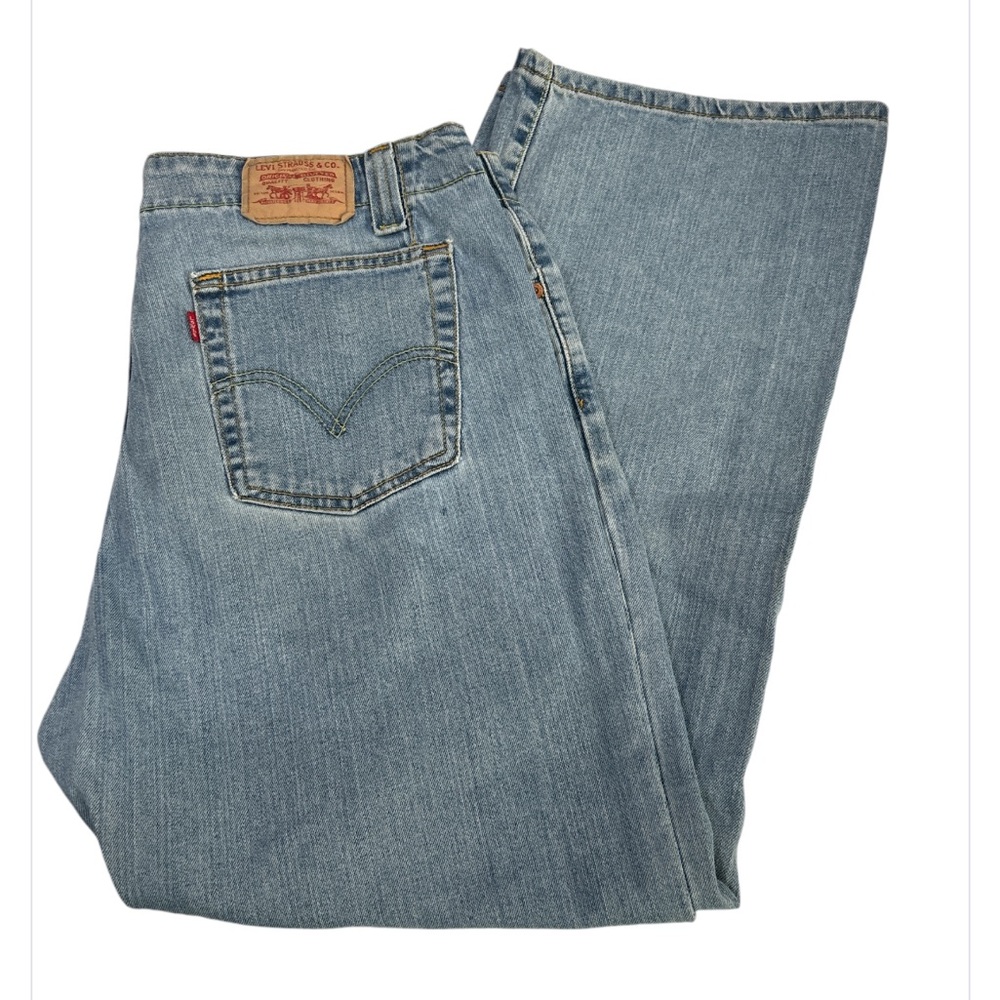 Levi’s 525 Boot Cut Light Washed Denim Jeans